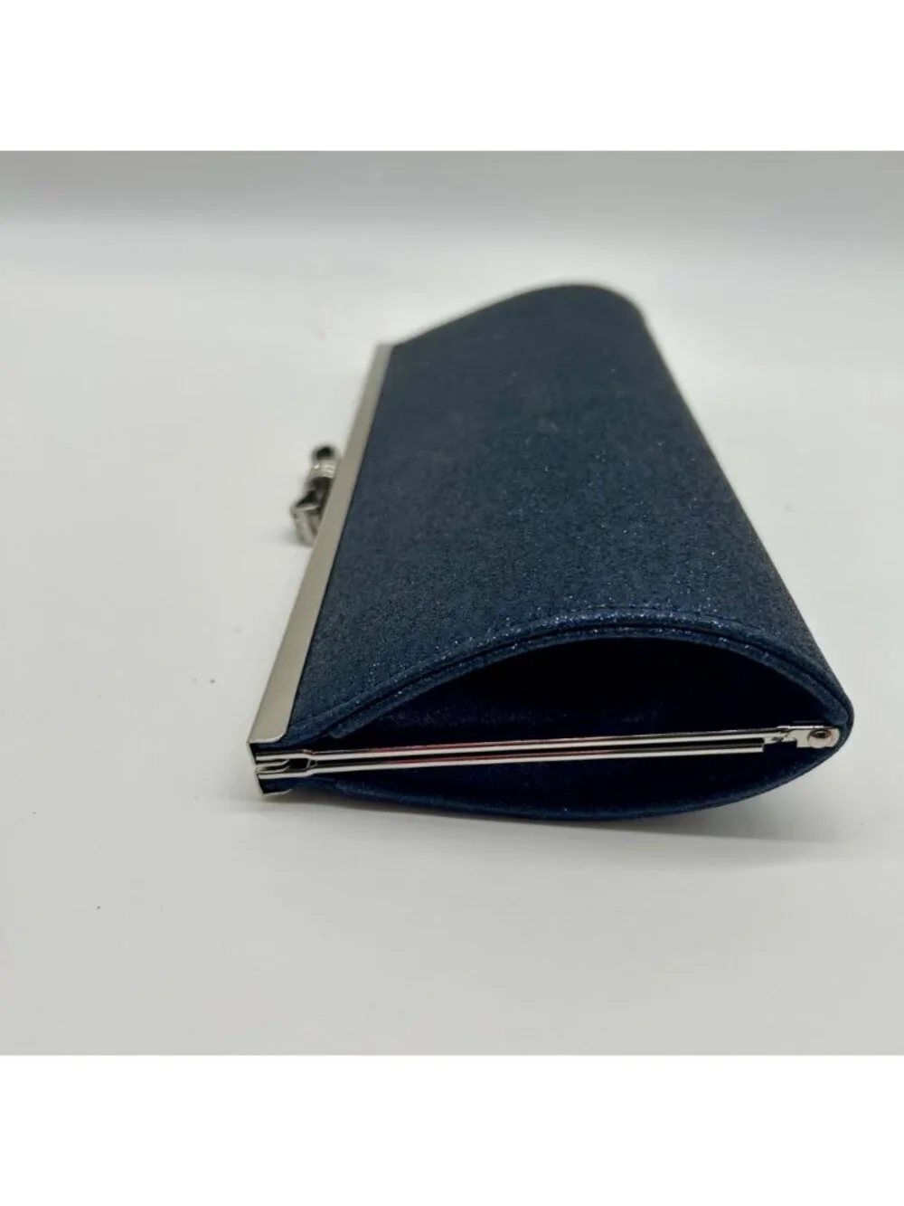 I.N.C. International Concepts Navy Blue Fabric Evening Clutch